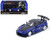 Honda S2000 RHD Right Hand Drive J s Racing Blue Metallic with Carbon Hood and Top 1/64 Diecast Model Car Inno Models IN64-S2000JS-BLUE
