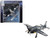 Grumman F8F 2P Bearcats Fighter Aircraft 121714 Duxford Restored Plane 2014 United States Navy SkyMax Flying Heroes Series 1/72 Diecast Model Hobby Master SM1014