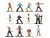 Set of 12 Diecast Figures One Piece 2023 Current TV Series Metalfigs Series Diecast Models Jada 37363