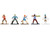 Set of 12 Diecast Figures One Piece 2023 Current TV Series Metalfigs Series Diecast Models Jada 37363
