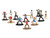 Set of 12 Diecast Figures One Piece 2023 Current TV Series Metalfigs Series Diecast Models Jada 37363