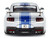 2024 Ford Shelby Mustang Super Snake Gray Metallic with Blue Stripes 1/18 Diecast Model Car Solido S1813803