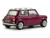 1997 Mini Cooper Sport Purple Metallic with White Stripes and Checkered Top 1/43 Diecast Model Car Solido S4316604