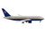 Boeing 767 200ER Commercial Aircraft United Airlines N609UA Gray with Blue Tail 1/400 Diecast Model Airplane V1:400 400020
