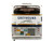 GM PD 4501 Scenicruiser Coach Bus Greyhound Bus Lines 50th Anniversary Raw Metal with Blue and White Top and Gold Stripes The Bus & Motorcoach Collection 1/43 Plastic Model Iconic Replicas 43-0665