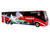 Prevost H3 45 Coach Bus Canada National Soccer Team Red with Graphics International Federation of the Global Game Series Limited Edition to 504 pieces Worldwide 1/87 (HO) Diecast Model Iconic Replicas 87-0719
