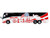 MCI D4520 Coach Bus England National Football Team White with Graphics International Federation of the Global Game Series Limited Edition to 504 pieces Worldwide 1/87 (HO) Diecast Model Iconic Replicas 87-0724