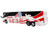 MCI D4520 Coach Bus England National Football Team White with Graphics International Federation of the Global Game Series Limited Edition to 504 pieces Worldwide 1/87 (HO) Diecast Model Iconic Replicas 87-0724
