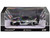 McLaren Senna GTR Silver Gray Metallic with Carbon Hood and Black Top 1/64 Diecast Model Car CM Model CM64-SENNAGTR-11