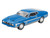 Ford Mustang Mach 1 Grabber Blue with Silver Stripes Limited Edition 1/64 Diecast Model Car Mini GT MGT01138