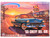 Skill 3 Model Kit 1955 Chevrolet Bel Air Hardtop Route 66 1/25 Scale Model Atlantis ALM-1374