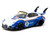 RWB 993 #2 Liberty Walk White and Blue Metallic with Container Packaging Hobby64 Series 1/64 Diecast Model Car Tarmac Works T64-TL017-LBWK2