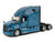 2025 Freightliner Cascadia Gen 5 Sleeper Cab Truck Tractor Signature Blue Transport Series 1/64 Diecast Model Diecast Masters 71130
