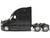 2025 Freightliner Cascadia Gen 5 Sleeper Cab Truck Tractor Night Shift Black Transport Series 1/64 Diecast Model Diecast Masters 71166
