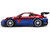Porsche 911 GT3 RS 992 Red and Blue with Graphics and Spider Man Diecast Figure Marvel Spider Man Hollywood Rides Series 1/24 Diecast Model Car Jada 37442