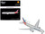 Boeing 777 200ER Commercial Aircraft with Flaps Down American Airlines N788AN Silver with Striped Tail Gemini 200 Series 1/200 Diecast Model Airplane GeminiJets G2AAL1414F