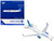 Boeing 767 300ER Commercial Aircraft United Airlines N670UA White with Blue Tail 1/400 Diecast Model Airplane GeminiJets GJUAL2227