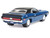 1970 Dodge Challenger Blue with Black Top America 250 Edition Anniversary Collection Series 18 1/64 Diecast Model Car Greenlight 28180A