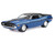 1970 Dodge Challenger Blue with Black Top America 250 Edition Anniversary Collection Series 18 1/64 Diecast Model Car Greenlight 28180A