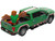 2022 GMC Sierra 3500 HD Pickup Truck Green with Mexican Soccer Graphics with Eagle Figure International Soccer Celebration 26 Series 1/64 Diecast Model Car Greenlight GL30589