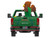 2022 GMC Sierra 3500 HD Pickup Truck Green with Mexican Soccer Graphics with Eagle Figure International Soccer Celebration 26 Series 1/64 Diecast Model Car Greenlight GL30589