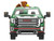 2022 GMC Sierra 3500 HD Pickup Truck Green with Mexican Soccer Graphics with Eagle Figure International Soccer Celebration 26 Series 1/64 Diecast Model Car Greenlight GL30589