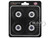 35 Inch Offroad Wheel and Tire Set of 4 pieces from 1967 Chevrolet K 10 Pickup Truck for 1/18 Scale Models ACME A1807223W