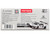 Honda NSX GT3 EVO22 White 1/64 Diecast Model Car Pop Race PR640280