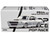 Shelby Mustang GT500 Silver Chrome 1/64 Diecast Model Car Pop Race PR640312