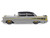 1957 Chevrolet Bel Air Lowrider Gray with Black Top and Gold Accents 1/64 Diecast Model Car IXO Models IA64014