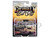 1957 Chevrolet Bel Air Lowrider Gray with Black Top and Gold Accents 1/64 Diecast Model Car IXO Models IA64014