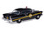 1957 Chevrolet One Fifty Police Car Kentucky State Police Black with Yellow Stripes 1/64 Diecast Model Car IXO Models IA64015
