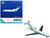 Boeing 727 100 Commercial Aircraft British West Indian Airways 9Y TCO White with Light Green Stripes 1/400 Diecast Model Airplane GeminiJets GJBWA2376