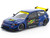 Pandem Civic EG6 RHD Right Hand Drive Sunoco Blue Metallic with Yellow Accents 1/64 Diecast Model Car Pop Race PR640365