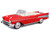 1957 Chevrolet Bel Air Convertible Red with White Interior Special Edition Series 1/18 Diecast Model Car Maisto 31476R