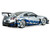 2020 Nissan GT R R35 Liberty Walk Silhouette RHD Right Hand Drive Silver Metallic with Black Top and Blue Graphics 1/43 Diecast Model Car Solido S4311211