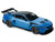 2025 Ford Mustang GTD Indulgent Blue Metallic with Black Top 1/43 Diecast Model Car Solido S4318301