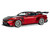 2025 Ford Mustang GTD Chroma Flame Red Metallic with Black Stripes 1/43 Diecast Model Car Solido S4318302