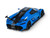 2025 Koenigsegg Jesko Blue Metallic with Black Stripes 1/18 Model Car GT Spirit GT1002