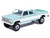 1978 Chevrolet Silverado K30 Crew Cab Pickup Truck Light Blue and White with Blue Interior 1/64 Diecast Model Car IXO Models IA64007