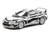 Toyota Supra Designed by Joshua Vides Black and White Hobby64 Series 1/64 Diecast Model Car Tarmac Works T64-011-JV