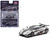 Koenigsegg One 1 Silver Metallic with Black Stripes Global64 Series 1/64 Diecast Model Tarmac Works T64G-TL054-SL