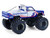 1981 Chevrolet K20 Monster Truck #5 HendrickCars com Blue and White with Graphics Kings of Crunch Hendrick Motorsports Tribute Special Edition 1/64 Diecast Model Car Greenlight 49180A