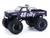 1984 Chevrolet Silverado Monster Truck #48 Ally Black and Purple with Graphics Kings of Crunch Hendrick Motorsports Tribute Special Edition 1/64 Diecast Model Car Greenlight 49180D