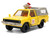 Pizza Planet Truck Yellow Weathered with Beige Camper Toy Story 1995 Movie Hollywood Rides Series 1/32 Diecast Model Car Jada JA36301