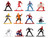 Set of 12 Diecast Figures Spider Man Franchise Nano Metalfigs Series Diecast Models Jada 37378