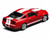 2007 Ford Mustang Shelby GT500 Torch Red with White Stripes 1/64 Diecast Model Car  MotorHelix Greenlight GL-1251005A