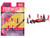 Formula Pit Crew Team Red 6 piece Diecast Figure Set 6 Figures Limited Edition for 1/64 Scale Models American Diorama AD-2443MJ