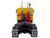 1970 GMC Astro 95 Tractor with Dry Van Trailer Ryder Truck Rental Yellow with Stripes North American Vintage Truck Collection Limited Edition to 504 pieces Worldwide 1/43 Diecast Model Iconic Replicas 43-0662