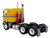 1970 GMC Astro 95 Tractor with Dry Van Trailer Ryder Truck Rental Yellow with Stripes North American Vintage Truck Collection Limited Edition to 504 pieces Worldwide 1/43 Diecast Model Iconic Replicas 43-0662